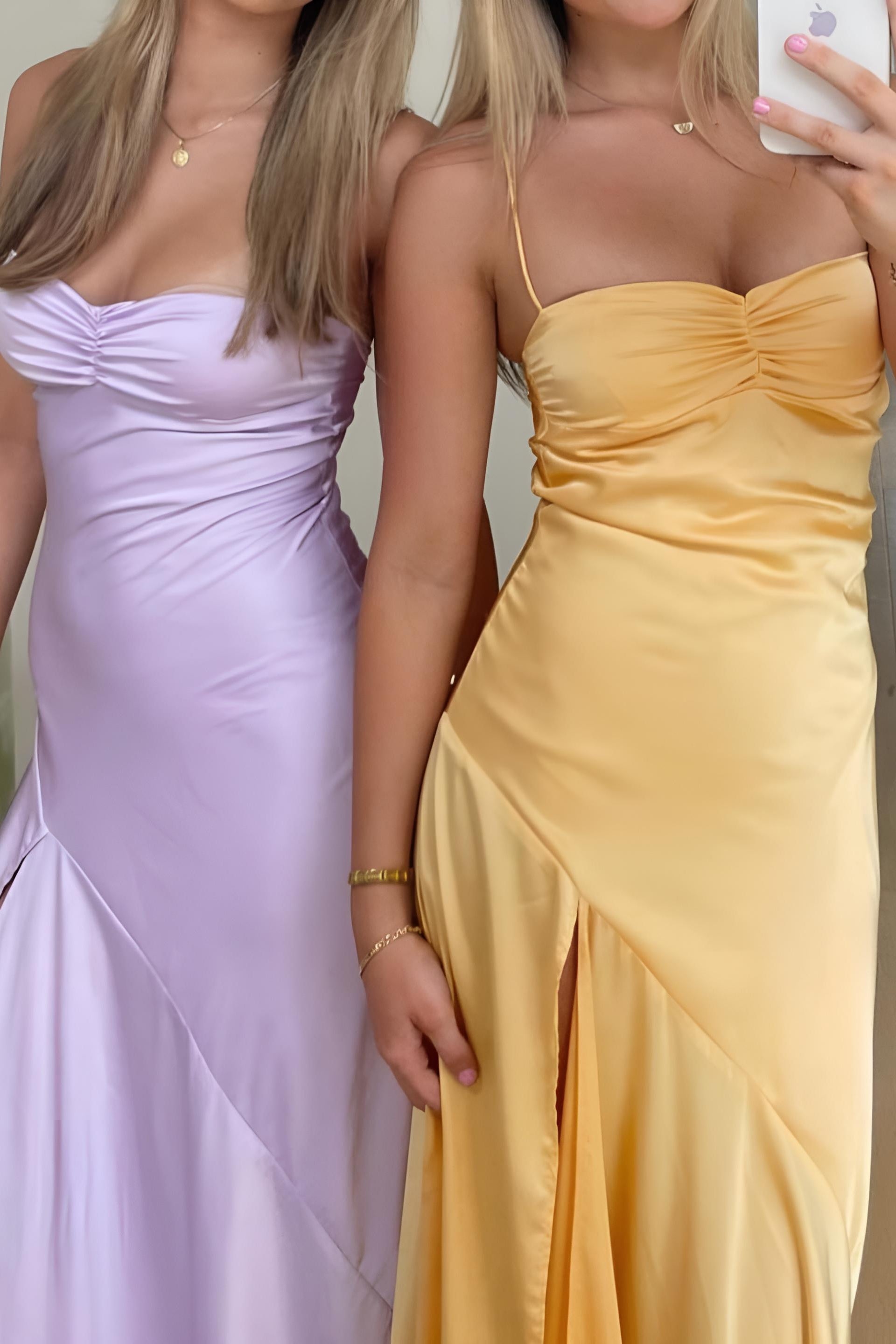 Spaghetti Strap Ruched Fitted Party Dress in Aqua